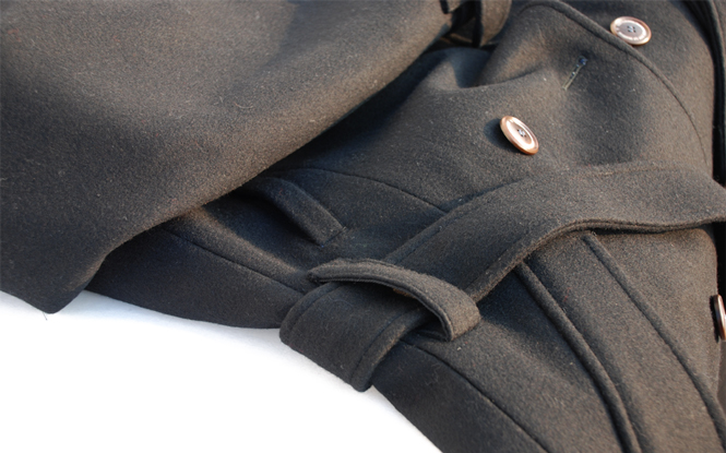 6860 Trenchcoat Wollmantel Luzi de Beaufort